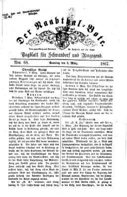 Der Naabthal-Bote Samstag 9. März 1867