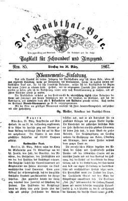 Der Naabthal-Bote Dienstag 26. März 1867