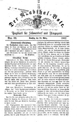 Der Naabthal-Bote Samstag 30. März 1867