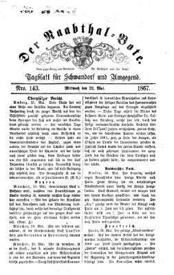 Der Naabthal-Bote Mittwoch 22. Mai 1867