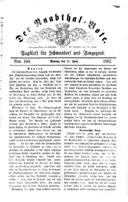 Der Naabthal-Bote Montag 17. Juni 1867