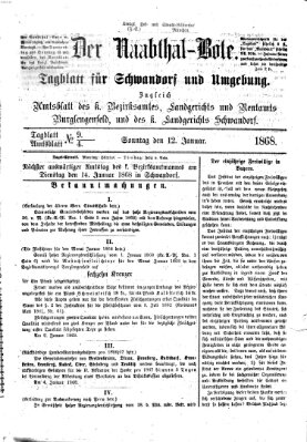 Der Naabthal-Bote Sonntag 12. Januar 1868