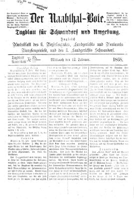 Der Naabthal-Bote Mittwoch 12. Februar 1868