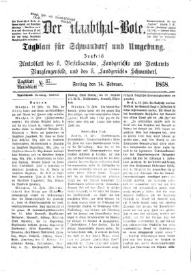 Der Naabthal-Bote Freitag 14. Februar 1868