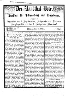 Der Naabthal-Bote Mittwoch 11. März 1868