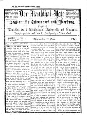 Der Naabthal-Bote Dienstag 17. März 1868