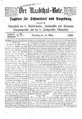 Der Naabthal-Bote Dienstag 24. März 1868