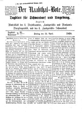 Der Naabthal-Bote Freitag 24. April 1868