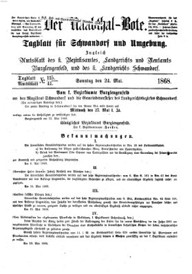 Der Naabthal-Bote Sonntag 24. Mai 1868