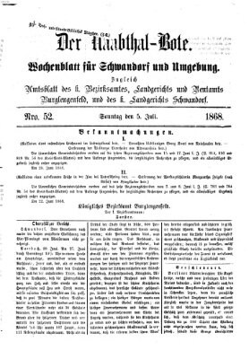 Der Naabthal-Bote Sonntag 5. Juli 1868