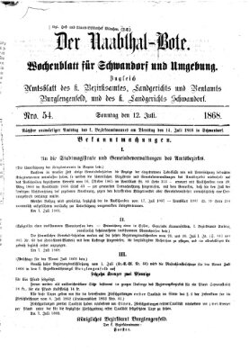 Der Naabthal-Bote Sonntag 12. Juli 1868