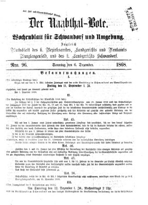 Der Naabthal-Bote Sonntag 6. Dezember 1868