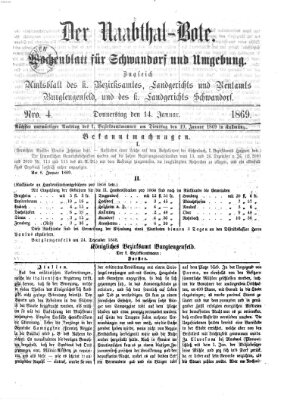 Der Naabthal-Bote Donnerstag 14. Januar 1869