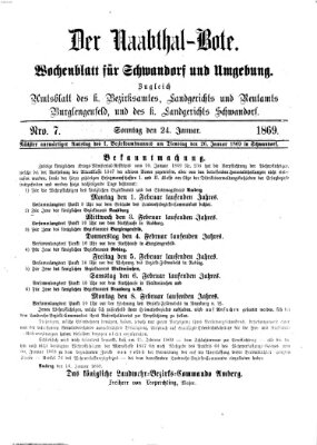 Der Naabthal-Bote Sonntag 24. Januar 1869