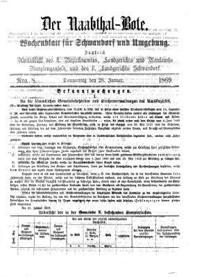 Der Naabthal-Bote Donnerstag 28. Januar 1869