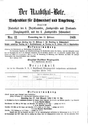 Der Naabthal-Bote Donnerstag 11. Februar 1869