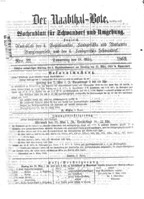 Der Naabthal-Bote Donnerstag 18. März 1869