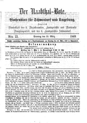 Der Naabthal-Bote Sonntag 21. März 1869