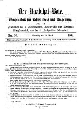 Der Naabthal-Bote Sonntag 18. April 1869