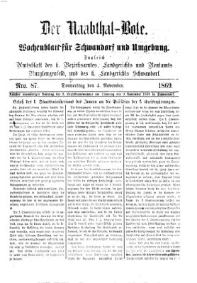 Der Naabthal-Bote Donnerstag 4. November 1869