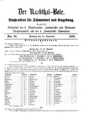 Der Naabthal-Bote Sonntag 14. November 1869