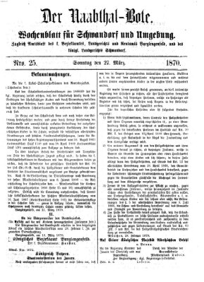 Der Naabthal-Bote Sonntag 27. März 1870