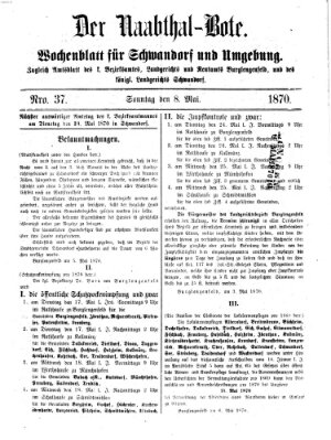 Der Naabthal-Bote Sonntag 8. Mai 1870