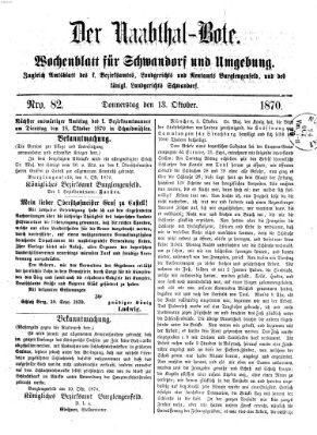 Der Naabthal-Bote Donnerstag 13. Oktober 1870