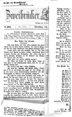 Zweibrücker Tagblatt Dienstag 14. Dezember 1869