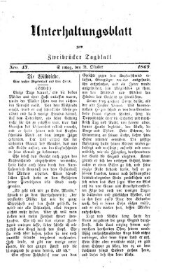 Zweibrücker Tagblatt Sonntag 31. Oktober 1869