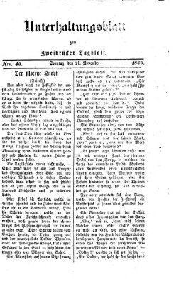 Zweibrücker Tagblatt Sonntag 21. November 1869