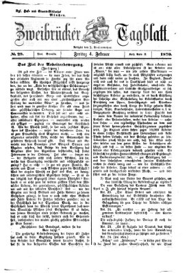 Zweibrücker Tagblatt Freitag 4. Februar 1870