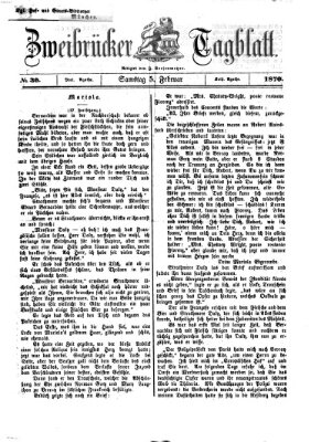 Zweibrücker Tagblatt Samstag 5. Februar 1870