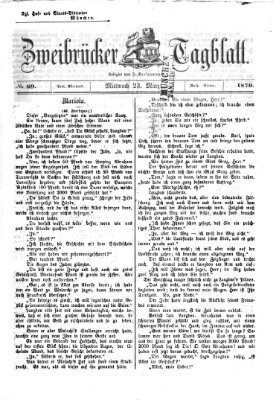 Zweibrücker Tagblatt Mittwoch 23. März 1870