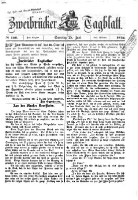 Zweibrücker Tagblatt Samstag 25. Juni 1870