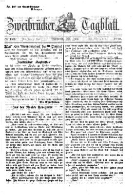 Zweibrücker Tagblatt Mittwoch 29. Juni 1870