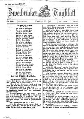 Zweibrücker Tagblatt Sonntag 23. Januar 1870