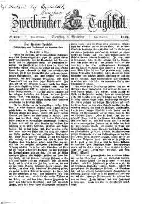 Zweibrücker Tagblatt Dienstag 8. November 1870