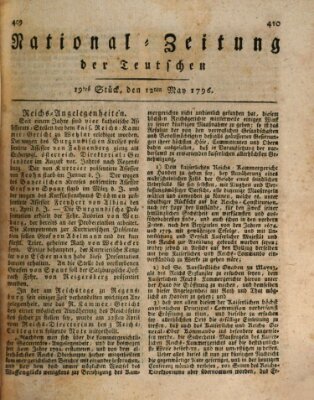 National-Zeitung der Deutschen Donnerstag 12. Mai 1796