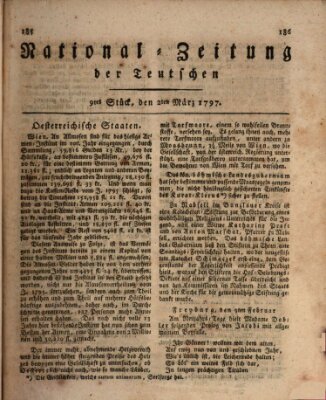 National-Zeitung der Deutschen Donnerstag 2. März 1797