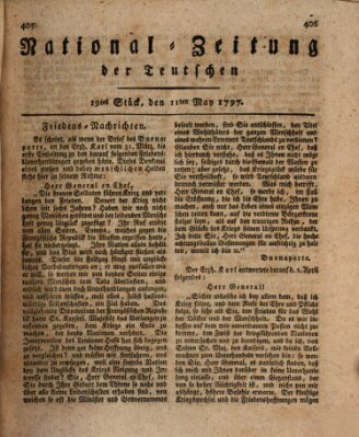 National-Zeitung der Deutschen Donnerstag 11. Mai 1797