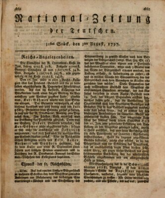 National-Zeitung der Deutschen Donnerstag 3. August 1797