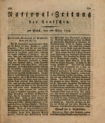 National-Zeitung der Deutschen Donnerstag 1. März 1798