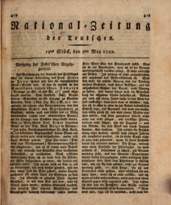 National-Zeitung der Deutschen Donnerstag 9. Mai 1799