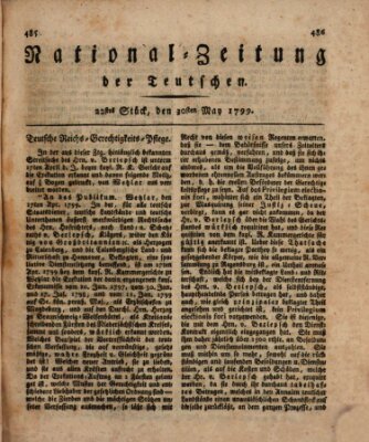 National-Zeitung der Deutschen Donnerstag 30. Mai 1799