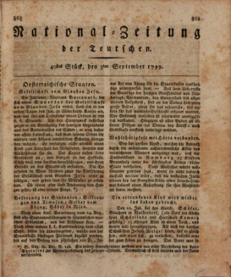 National-Zeitung der Deutschen Dienstag 3. September 1799