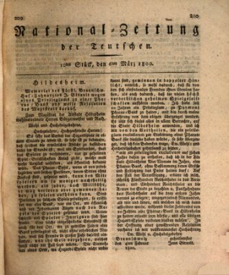 National-Zeitung der Deutschen Donnerstag 6. März 1800