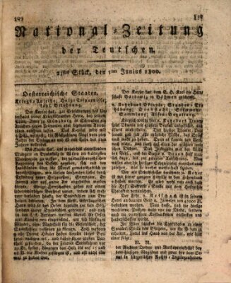 National-Zeitung der Deutschen Donnerstag 5. Juni 1800