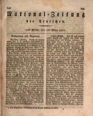 National-Zeitung der Deutschen Donnerstag 5. März 1801