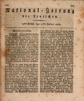 National-Zeitung der Deutschen Donnerstag 21. Juli 1803